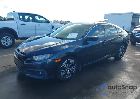2016 Honda Civic Ex-T из США, поврежденный, VIN 19XFC1F38GE043205